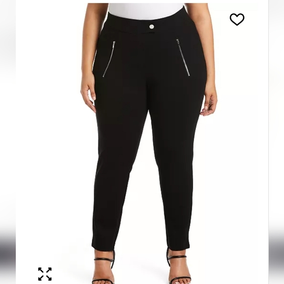 Alfani Pants - Alfani Classic Pull‎ On Pant With Zipper Details